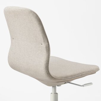 Konferenční židle, béžová / bílá, Ikea - 3