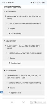 Spojková sada na transportér t4 - 3
