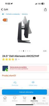 Prodám monitor alienware - 3