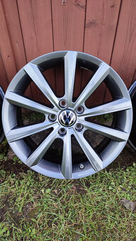 Originální alu kola volkswagen merano antracit 5x112 - 3