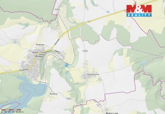 Prodej lesa, 6543 m², Římov - Branišovice - 3