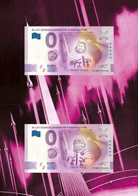 2x0 Euro 2bankovky kosmonauti REMEK PELČÁK 45 let české kosm - 3