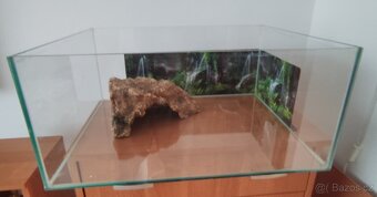 Akvárium - terárium + želva. - 3