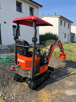 Minibagr CR11OH - J , profi uložení joysticků - 3