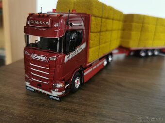 Modely nákladných áut 1:50 scania WSI,tekno - 3