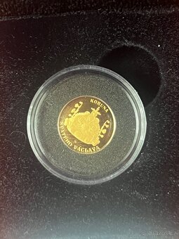 Zlato / zlatá mince Koruna Svatého Václava proof - 3