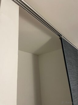Panelové závěsy IKEA 2ks vč trojkolejnice - 3