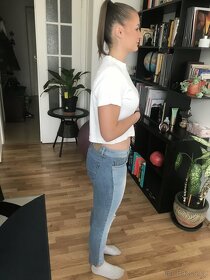 jeans dámské bokovky vel.38/40 Zara - 3