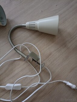 2 ks lampicka IKEA Kvart bezova se svorkou - 3
