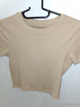 Béžový Crop top - 3