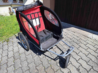 Vozík za kolo i pro chůzi pro 2 děti - 3