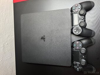 PS4 slim 1tb + 2x ovladač - 3