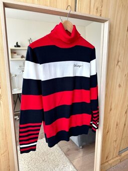 TOMMY HILFIGER KRÁSNÝ PRUHOVANÝ ROLÁK - 3