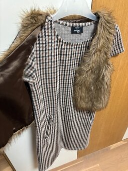 Set šaty a vesta vel. 134/140 - 3