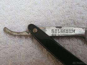 Staré břitvy Solingen a W.Clauberg, celkem 3 kusy - 3