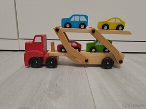 Dřevěné nákladní auto/tahač/kamion/odtahovka, pošta 30kč - 3