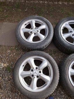 ALU kola mercedes R16 7Jx16 et 37 Zimní pneu 205/55/16 - 3