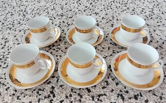 Servis kávový, čajový 6 kusů porcelalánka HC Chodov - 3