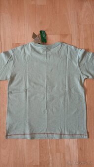 Světle zelené tričko Benetton, vel. L (140) - nové - 3