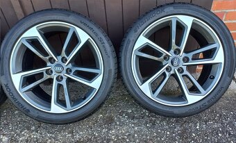 Orig alu kola AUDI A4 S4 B9 8W letní 18" nové pneu - 3