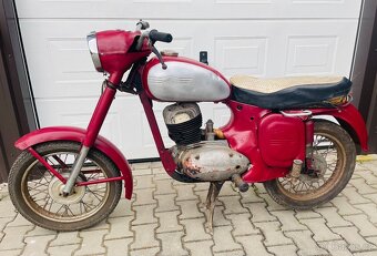 Jawa 250 kývačka, panelka, bez TP - 3