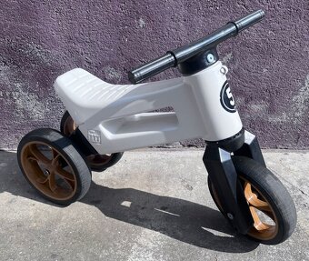 Odrážedlo funny wheels supersport bílohnědé - 3