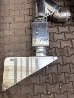 Prodám nerezový komín výška 5 m a průměr 180 mm - 3