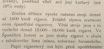 Rarita - Vzácná knížka TABÁK PĚSTOVNÍ, VÝROBA JEHO a zejména - 3