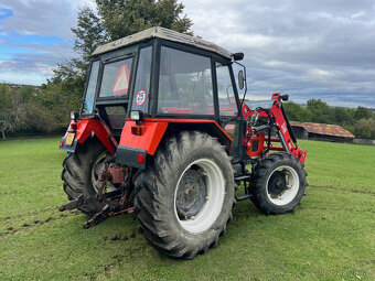Zetor 6045 s čelním nakladačem s SPZ - 3