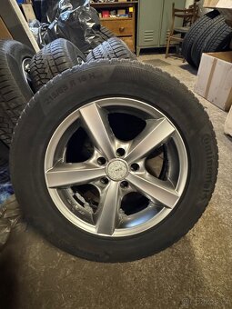 zimní alu kola s pneumatikami na VW Tiguan I 215/65 R16 - 3