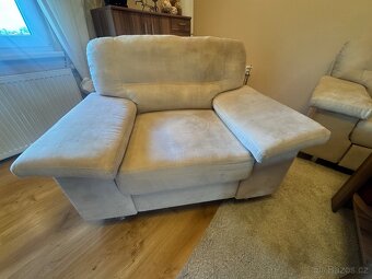 Rohová sedací souprava +křeslo - 3