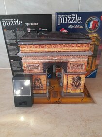 Ravenssburger 3D puzzle noční edice.(Oblouk,Věž,Maják) - 3