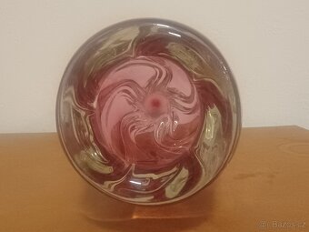 Váza hutní sklo Hospodka - 3