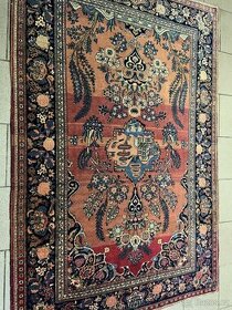Perský starožitný figurální TOP koberec 198x130 - 3