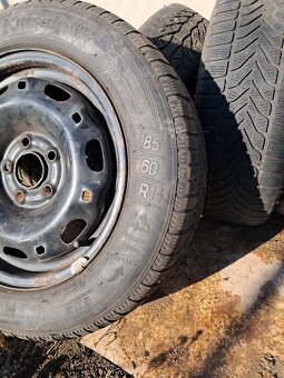 4x zimáky185/60R14 + rezerva + extra - 3