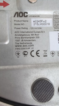 Monitor AOC e2243Fw2 - 3