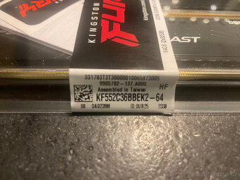 64 GB RAM - Kingston FURY Beast EXPO 2x32GB DDR5 5200MHz CL - 3