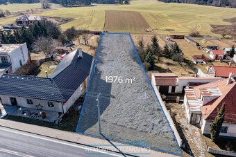 Prodej stavebního pozemku 1976m2, všechny IS, k.ú. Pavlice u - 3