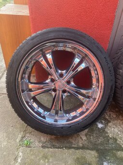 Alu kola 5x100 chrom - 3