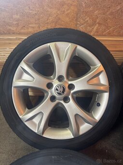 ALU Kola ŠKODA 5x112 R17 PALLAS Letní Pneu 225/45/17 - 3