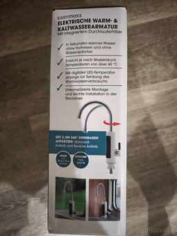 Průtokový ohřívač vody s baterií EASYmaxx - 3