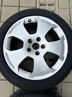Alu 5x112 Audi R17, zimní sada pneu 215/50/17 - 3