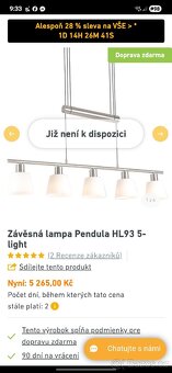 Zavesny lustr 6 svetel - 3