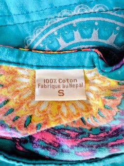 Tyrkysové šaty s mandalou - 3