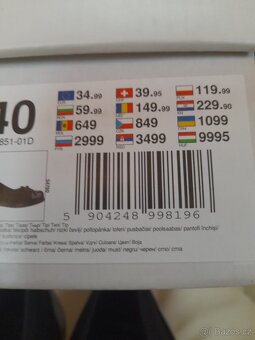 Lodičky černé nové c. 40 - 3