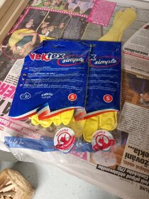 Rukavice úklidové latexové, elastické. - 3