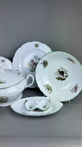 Myslivecký jídelní servis, myslivecký porcelán NOVÝ - 3