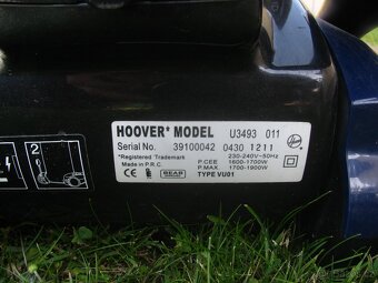 vysavač HOOVER VU 01 U 3493 - 3