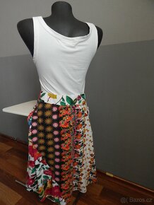 Sukně Desigual s květy, vel.XS - 3