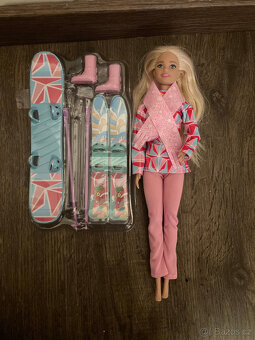 stan + camping výbava pro panenku barbie, lyže - 3